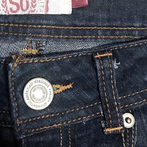 🆕SO-MACY’S CUTE-COMFY DARK WASHED BERMUDA SHORTS - Picture 4 of 4